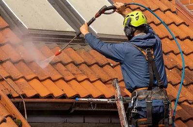 Démoussage et hydrofuge de toiture à Lande-d'Airou